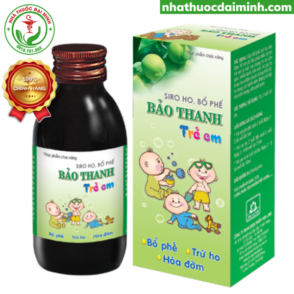 Siro Bảo Thanh Trẻ Em (Lọ 100ml)