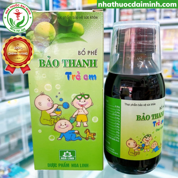 Siro Bảo Thanh Trẻ Em (Lọ 100ml) - Hình ảnh 2