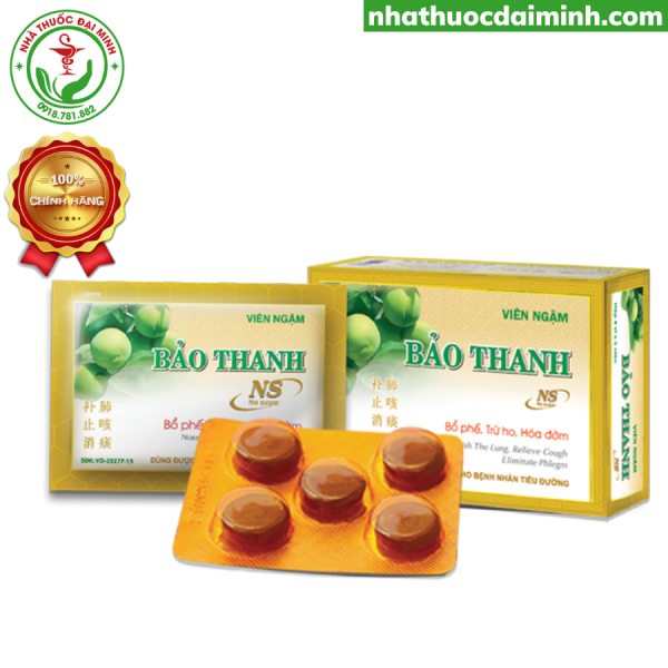 Viên ngậm Bảo Thanh NS không đường