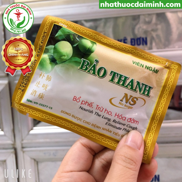 Viên ngậm Bảo Thanh NS không đường - Hình ảnh 2