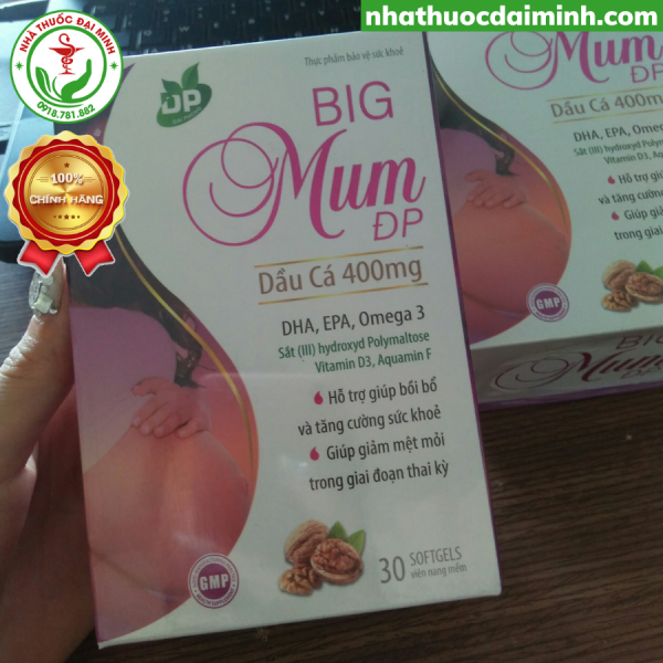 Viên Uống Bổ Bầu Big Mum ĐP Lọ 30 Viên