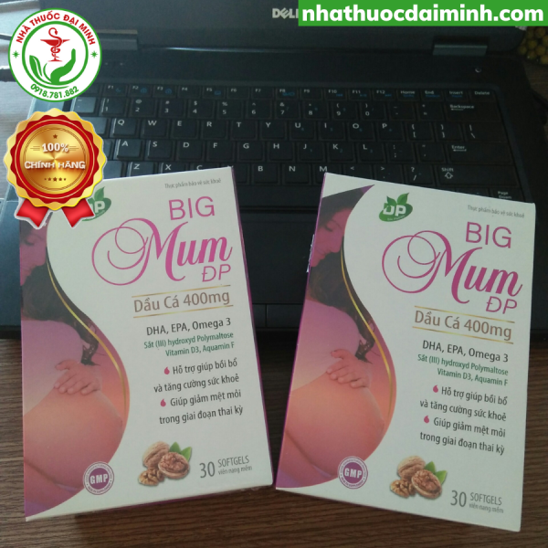 Viên Uống Bổ Bầu Big Mum ĐP Lọ 30 Viên - Hình ảnh 2