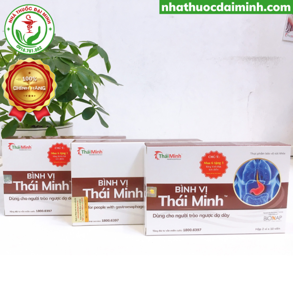 Bình Vị Thái Minh Hộp 20 Viên – Ngăn Trào Ngược, Lành Vết Loét Dạ Dày - Hình ảnh 2