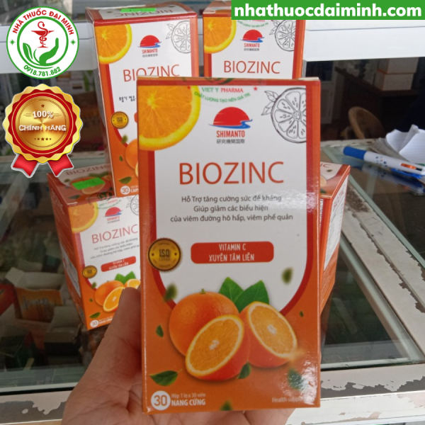 Viên Kẽm BioZinC Lọ 30 Viên - Tăng Cường Sức Đề Kháng Cho Cơ Thể