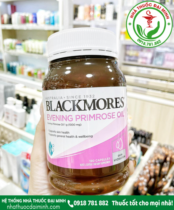 Thực phẩm chức năng Tinh dầu hoa anh thảo Blackmores Evening Primrose Oil  của Úc - Hình ảnh 5