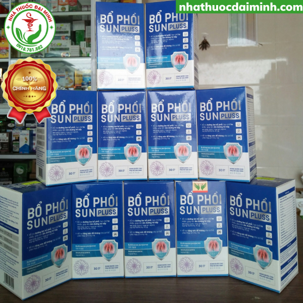 Bổ Phổi Sun Pluss Lọ 30 Viên - Dưỡng Âm Bổ Phổi, Giảm Ho, Ấm Đường Hô Hấp - - Hình ảnh 3