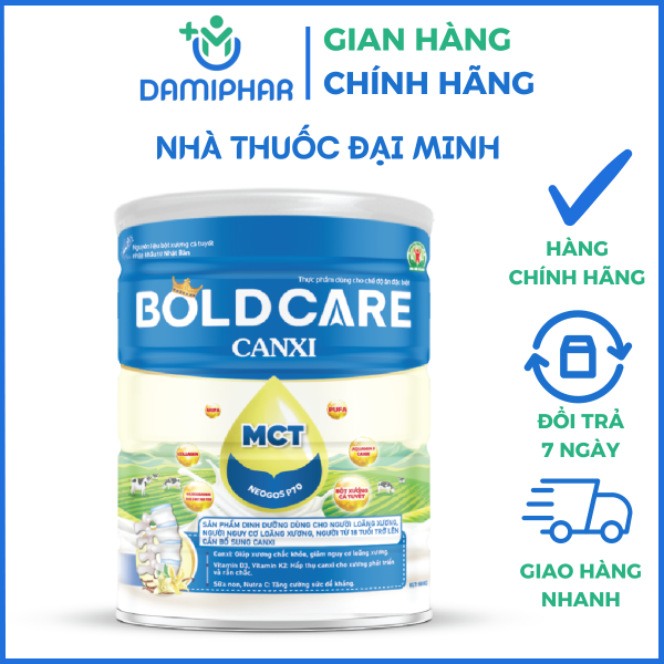 Sữa Bold Care Canxi 900g - Tăng Cường Sức Khỏe, Tốt Cho Tim Mạch, Xương Khớp Và Giấc Ngủ