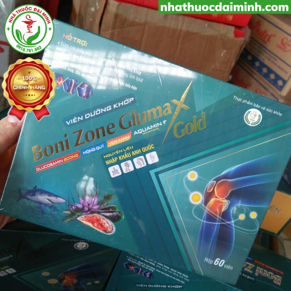 Viên Dưỡng Khớp Boni Zone Glumax Gold Hộp 60 Viên - Hình ảnh 2