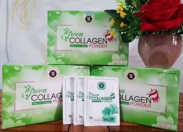 BỘT PHA DIỆP LỤC COLLAGEN GREEN COLLAGEN POWDER