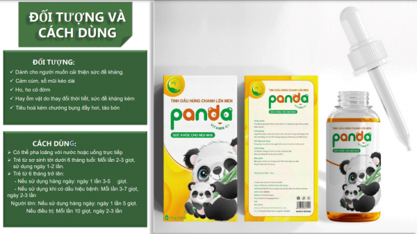 Tinh Dầu Húng Chanh Panda Thanh Mộc Hương 30ml - - Hình ảnh 6