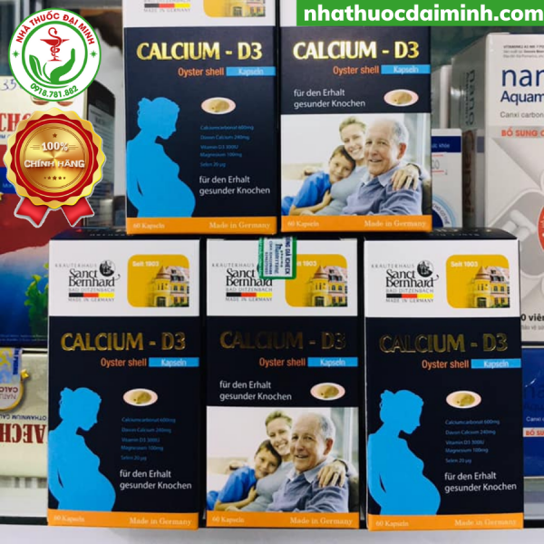 Calcium D3 Kapseln - Viên Uống Hỗ Trợ Bổ Sung Canxi Vượt Trội - Hình ảnh 2