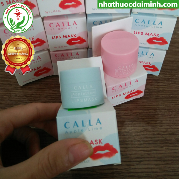 Mặt Nạ Môi Calla Lips Mask Lọ 5g - Dưỡng Môi Calla - Còn hàng,Hồng - Hình ảnh 3