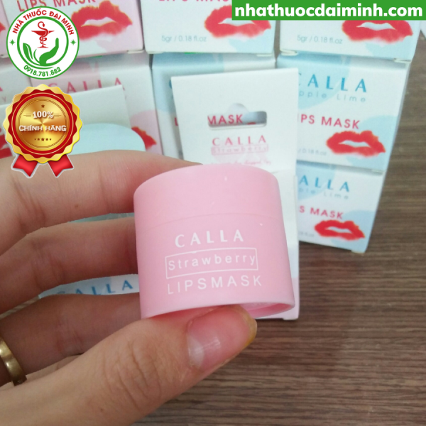 Mặt Nạ Môi Calla Lips Mask Lọ 5g - Dưỡng Môi Calla - Còn hàng,Hồng - Hình ảnh 2