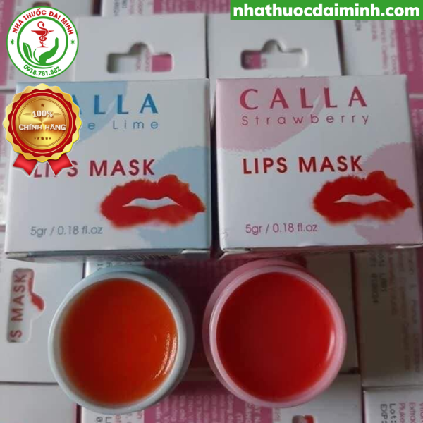 Mặt Nạ Môi Calla Lips Mask Lọ 5g - Dưỡng Môi Calla - Còn hàng,Hồng