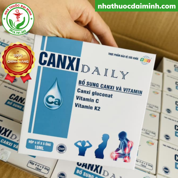 Canxi Daily Hộp 20 Ông - - Hình ảnh 2