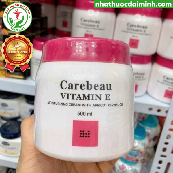 Kem Dưỡng Ẩm Carebeau Vitamin E 500ml - Hình ảnh 3