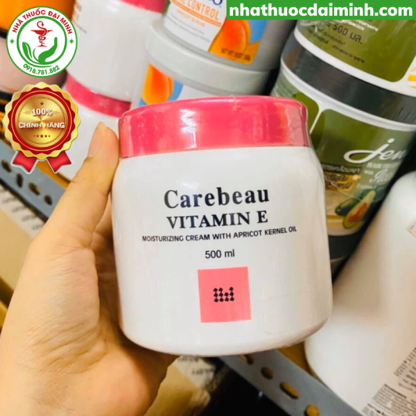 Kem Dưỡng Ẩm Carebeau Vitamin E 500ml