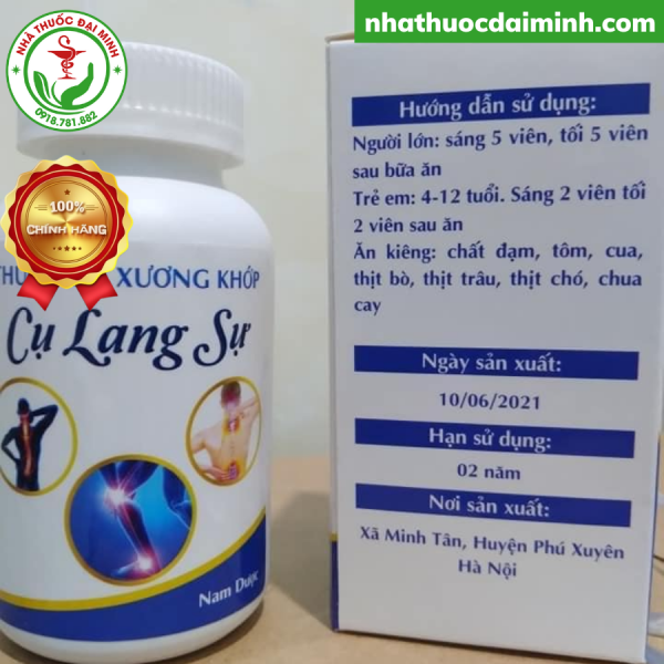 Xương Khớp Cụ Lang Sự Hộp 150 Viên - - Hình ảnh 3