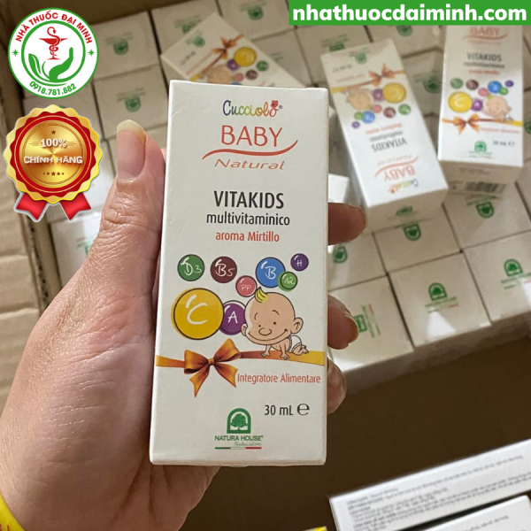 Vitamin Tổng Hợp Cucciolo Baby Natural VITAKIDS Multivitamin Lọ 30 ml - Hình ảnh 5