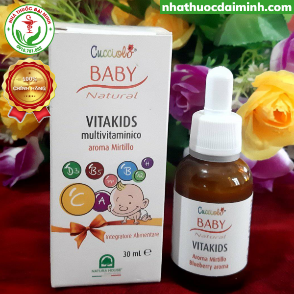 Vitamin Tổng Hợp Cucciolo Baby Natural VITAKIDS Multivitamin Lọ 30 ml - Hình ảnh 4