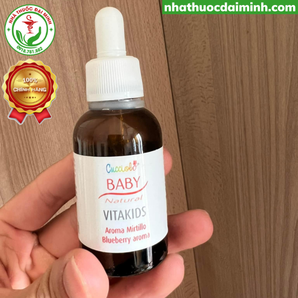 Vitamin Tổng Hợp Cucciolo Baby Natural VITAKIDS Multivitamin Lọ 30 ml - Hình ảnh 3