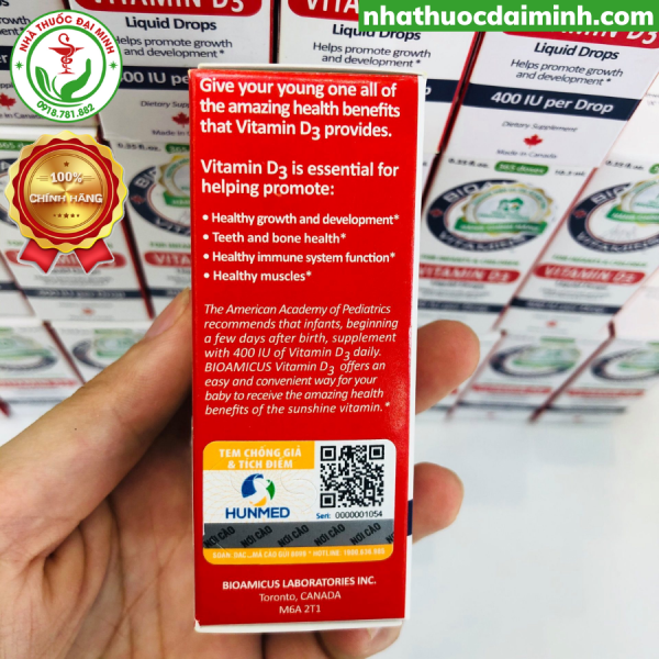 BioAmicus Vitamin D3K2 - Hình ảnh 3