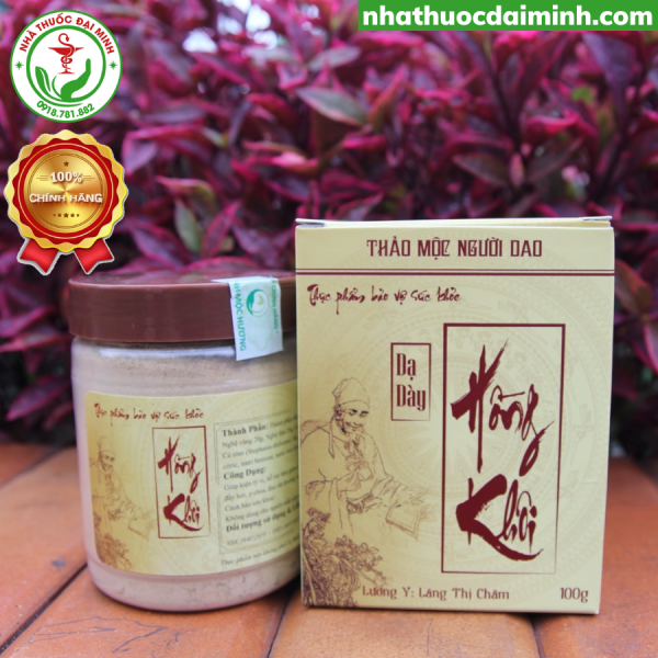 Dạ Dày Hồng Khôi Lọ 100g - Giảm Ợ Hơi, Ợ Chua, Giảm Các Triệu Chứng Bệnh Dạ Dày