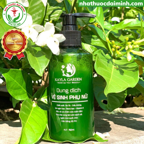 Dung Dịch Vệ Sinh Phụ Nữ Tía Tô Trầu Không Kayla Garden 150ml - Hình ảnh 3