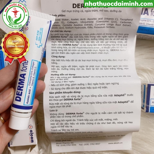 Kem Derma Forte Gamma 15g - Hình ảnh 4