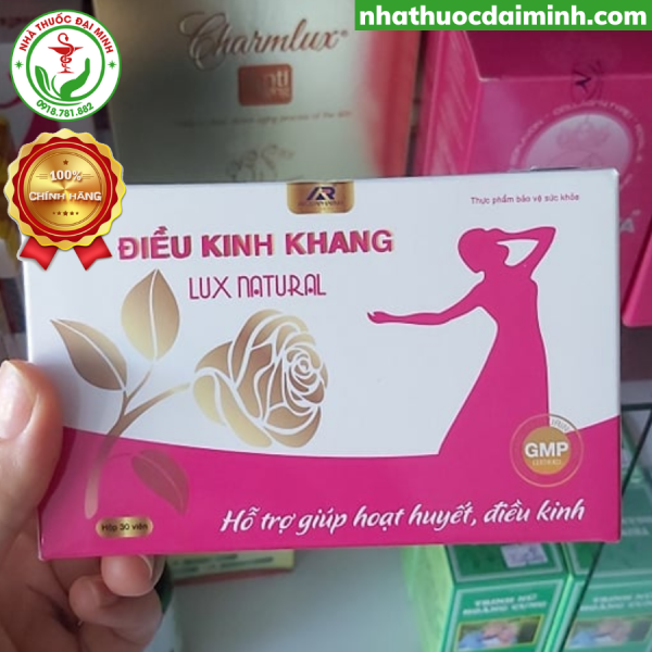 Điều Kinh Khang Lux Natural Hộp 30 Viên - Hỗ Trợ Điều Hòa Kinh Nguyệt - Hình ảnh 7