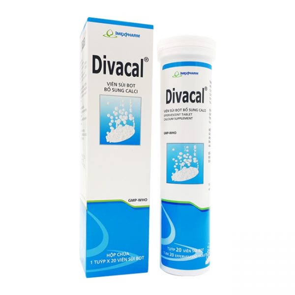 VIÊN SỦI BỔ SUNG CANXI IMEXPHARM DIVACAL