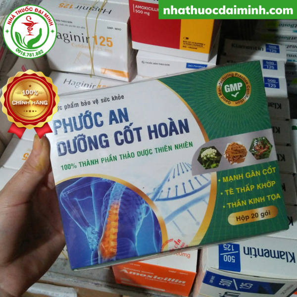 Phước An Dưỡng Cốt Hoàn Hộp 20 Gói - - Hình ảnh 2