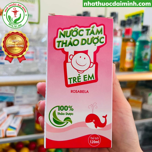 Nước Tắm Thảo Dược Trẻ Em Rosabela - An Toàn Với Làn Da Của Trẻ - Hình ảnh 3