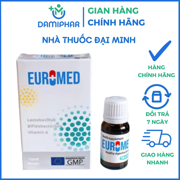 Men Vi Sinh Nhỏ Giọt Euromed Lọ 10ml