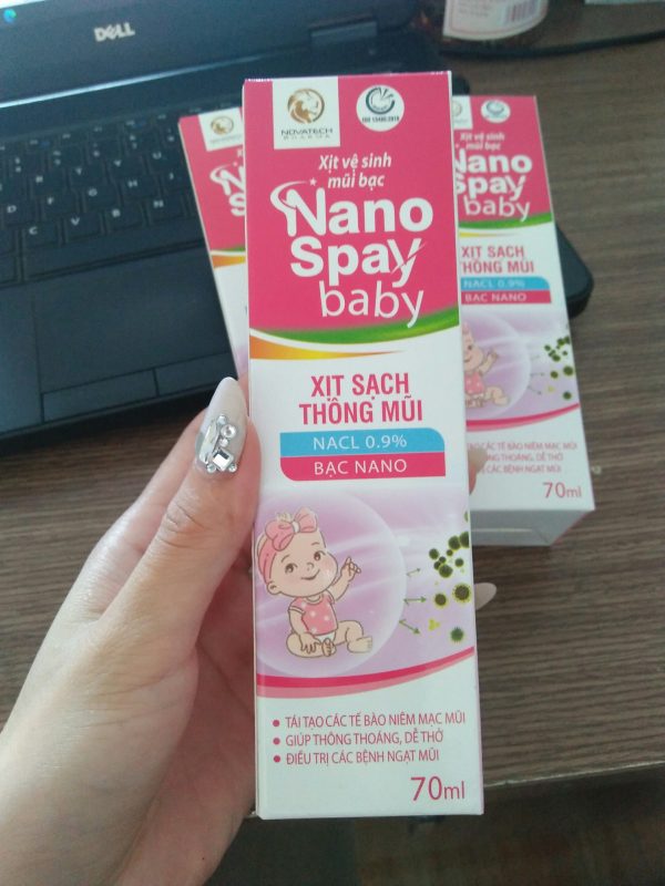 Xịt Mũi Cho Trẻ Nano Spay Baby 70ml - Hình ảnh 2