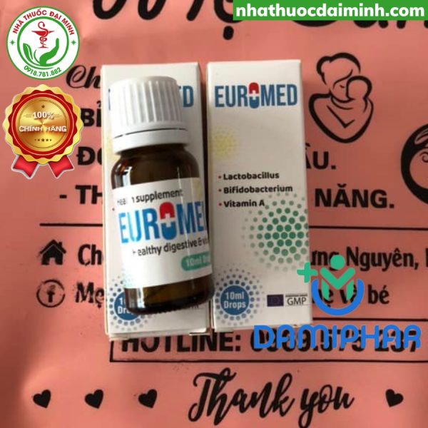 Men Vi Sinh Nhỏ Giọt Euromed Lọ 10ml - Hình ảnh 3