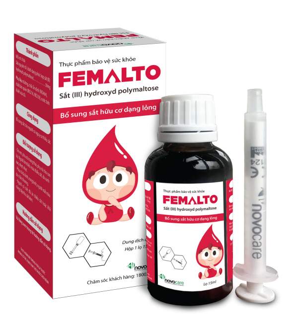 FEMALTO - SẮT NHỎ GIỌT CHO TRẺ 0-36 THÁNG TUỔI