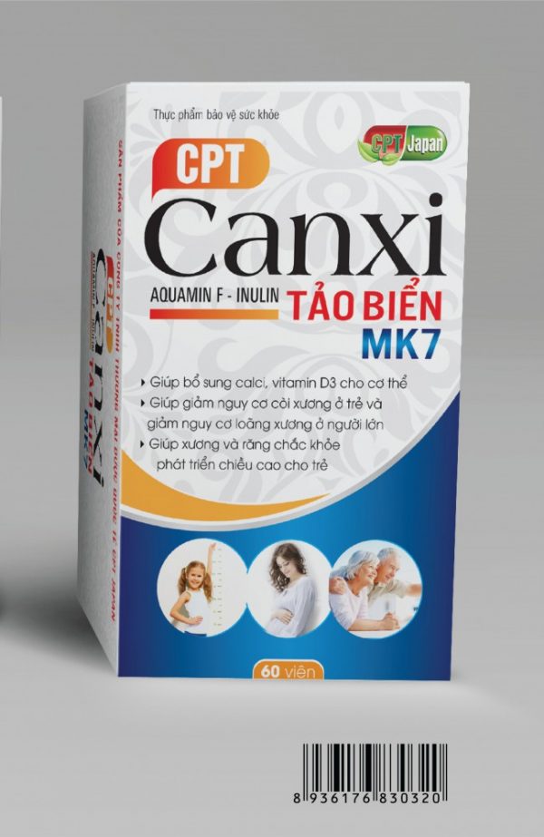 CPT CANXI TẢO BIỂN MK7 - BỔ SUNG CANXI, GIÚP XƯƠNG CHẮC KHỎE - Hình ảnh 2