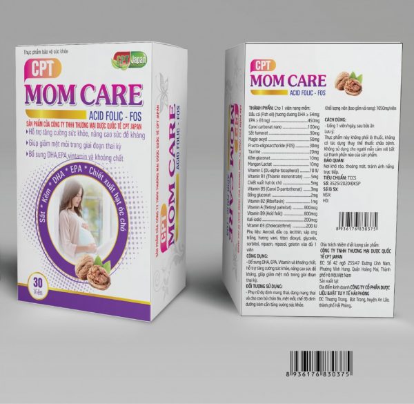 CPT MOM CARE - HỖ TRỢ TĂNG CƯỜNG SỨC KHỎE CHO MẸ BẦU