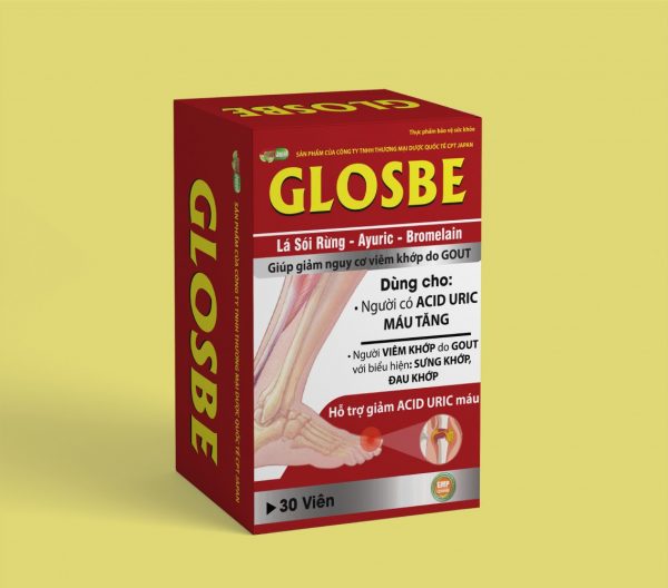 VIÊN DƯỠNG KHỚP GLOSBE CPT JAPAN - GIẢM NGUY CƠ VIÊM KHỚP DO GOUT