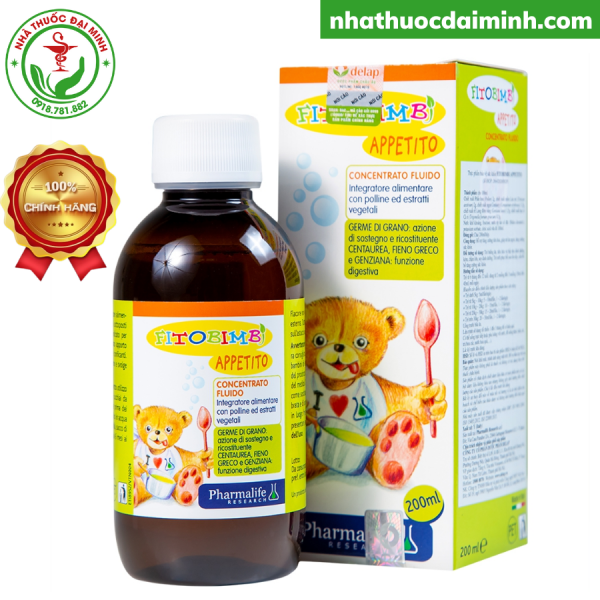 Fitobimbi Appetito Lọ 200ml - Hỗ Trợ Bé Ăn Ngon, Hấp Thụ Tốt - - Hình ảnh 2