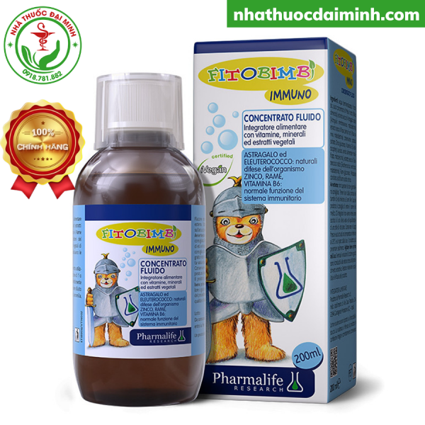 Fitobimbi Immuno Lọ 200ml - Hỗ Trợ Tăng Cường Đề Kháng Cho Trẻ - - Hình ảnh 3