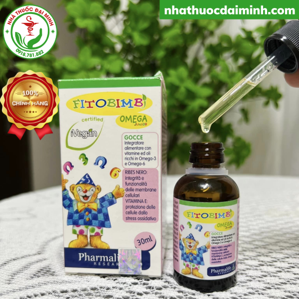 Fitobimbi Omega Junior Lọ 30ml - Siro Bổ Não, Sáng Mắt Cho Bé - - Hình ảnh 3