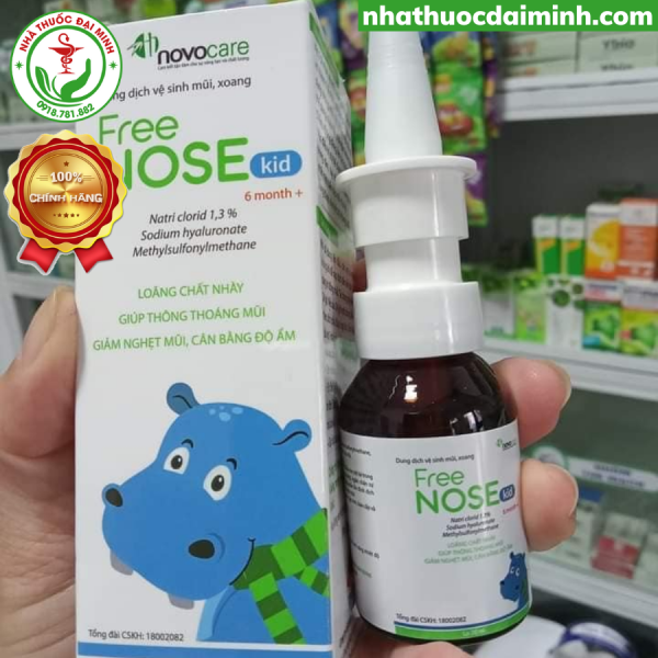 Xịt Mũi Free Nose Kid Lọ 20ml - Hình ảnh 3