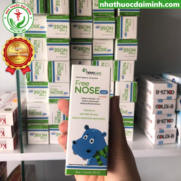 Xịt Mũi Free Nose Kid Lọ 20ml - Hình ảnh 2