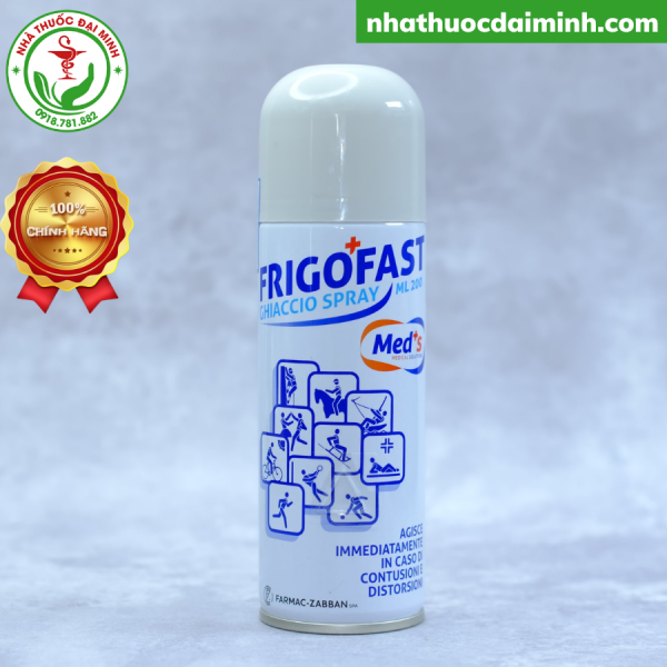 Xịt Lạnh Frigofast Spray Lọ 200ml - Làm Lạnh, Giảm Đau Tức Thì - Hình ảnh 5