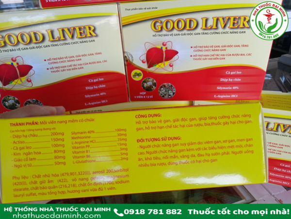 VIÊN UỐNG BỔ GAN GOOD LIVER - Hình ảnh 2