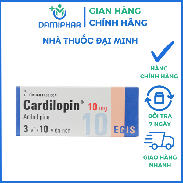 Thuốc Điều Trị Huyết Áp Cardilopin 10mg - Hình ảnh 2