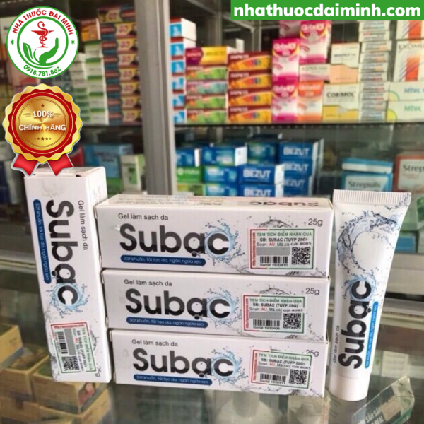 Gel Subạc / Gel Su Bạc Tuýp 25g