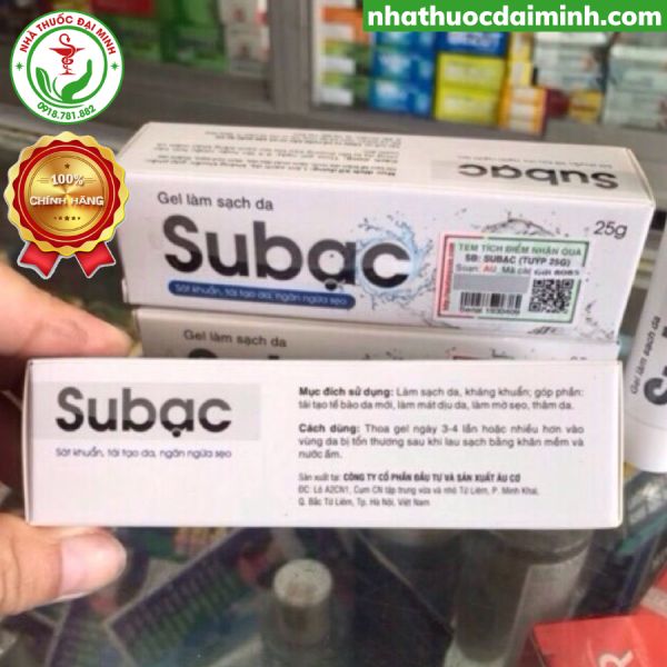 Gel Subạc / Gel Su Bạc Tuýp 25g - Hình ảnh 4